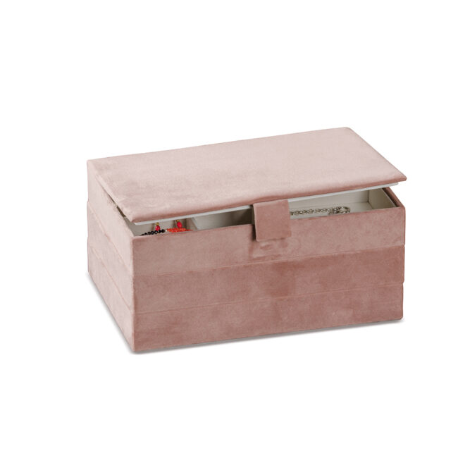 JEWELLERY BOX VELVET ASSORTED 25X18.5X12CM