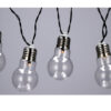 10 LED TRANSPARENT BULBS CHAIN WARM WHITE 3.8M - Image 2