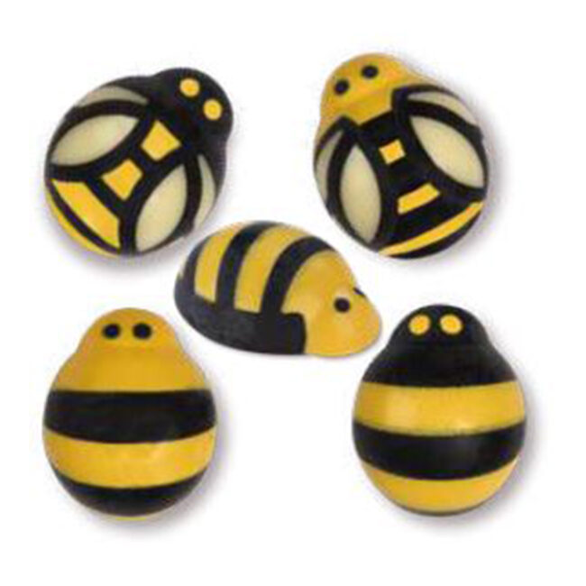 WHITE CHOCOLATE BEE ASSORTED 100PCS