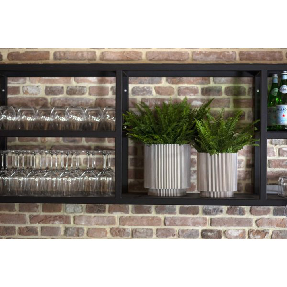 PLANTER CYLINDER GROOVE BLACK - Image 6