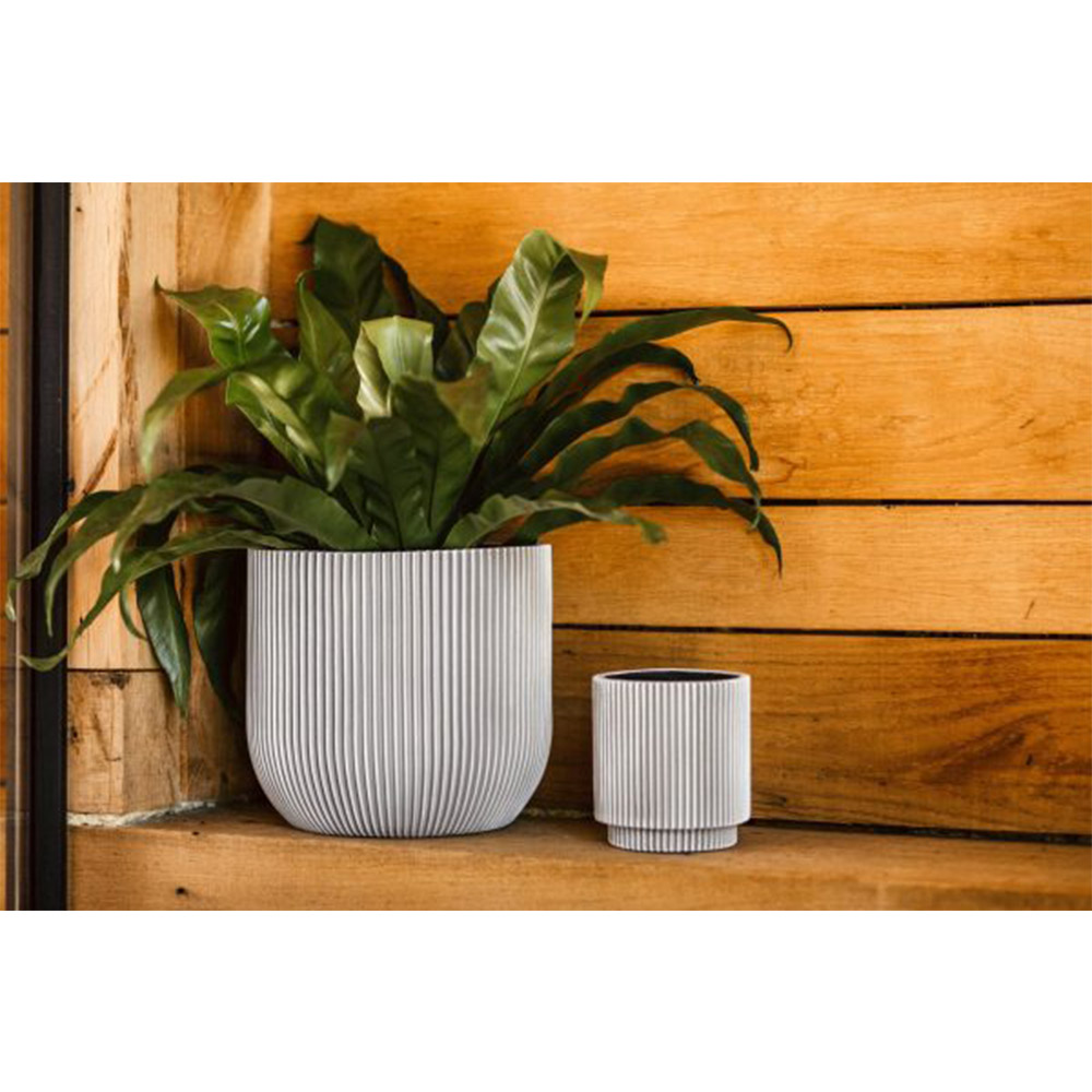 PLANTER CYLINDER GROOVE BLACK - Image 7