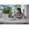 BOWL ROUND RIB 33X10CM BLACK - Image 2