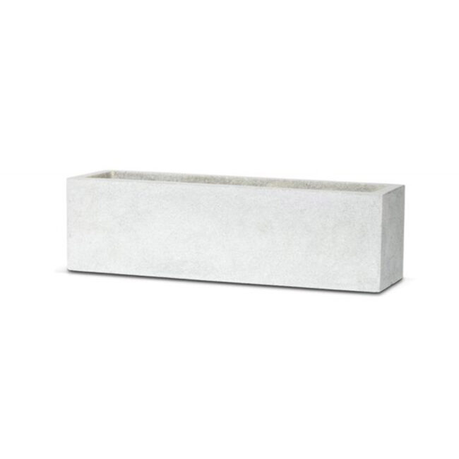 PLANTER RECTANGLE LOW 73X20X20CM LIGHT GREY
