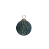 BAUBLE GLASS BLUE ASSORTED 7,75CM - Image 2