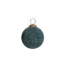 BAUBLE GLASS BLUE ASSORTED 10CM - Image 2