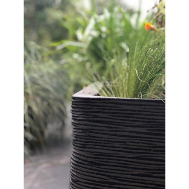 PLANTER SQUARE RIB NL IVORY - Image 3