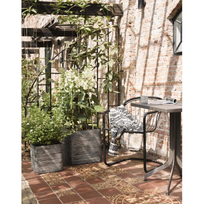 PLANTER SQUARE RIB NL IVORY - Image 7