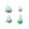 CHRISTMAS TREE PINE (ASS.4 DESIGNS) 7CM