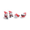 CHRISTMAS SUGAR SANTA CLAUS ASSORTED 6CM