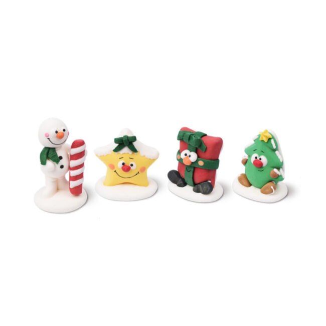CHRISTMAS SUGAR FIGURES ASSORTED 6CM