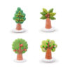JELLY & SUGAR SPRING TREES (4 DESIGNS) 4X5.5CM 40PCS