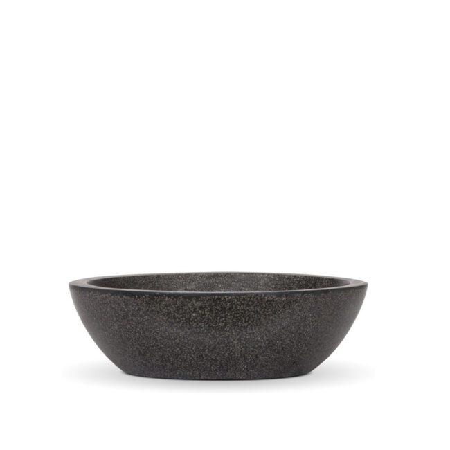 BOWL 36X8CM BLACK