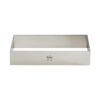 STAINLESS STEEL RECTANGLE SHAPE 35X25X4.5CM
