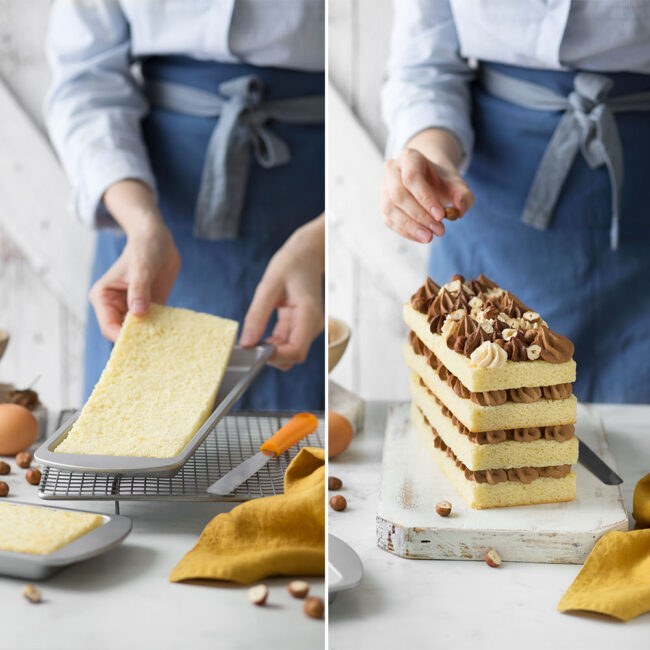 RECTANGULAR LAYERED CAKE PANS 25.5X10.5X2CM - Image 3