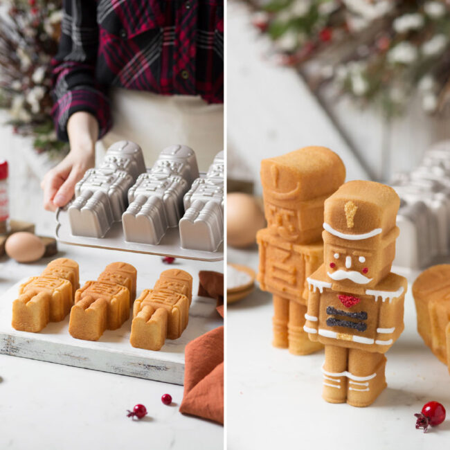 NUTCRACKER ALUMINIUM CAKE PAN 29X18X5.8CM - Image 3