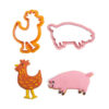 FARM ANIMALS COOKIE CUTTERS 4PCS - Image 2