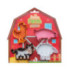 FARM ANIMALS COOKIE CUTTERS 4PCS