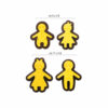 GINGERBREAD FAMILY COOKIE CUTTERS 4PCS