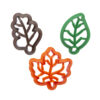 AUTUMN LEAVES PLASTIC COOKIE CUTTERS