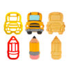 BACK 2 SCHOOL COOKIE CUTTERS 2PCS - Image 2