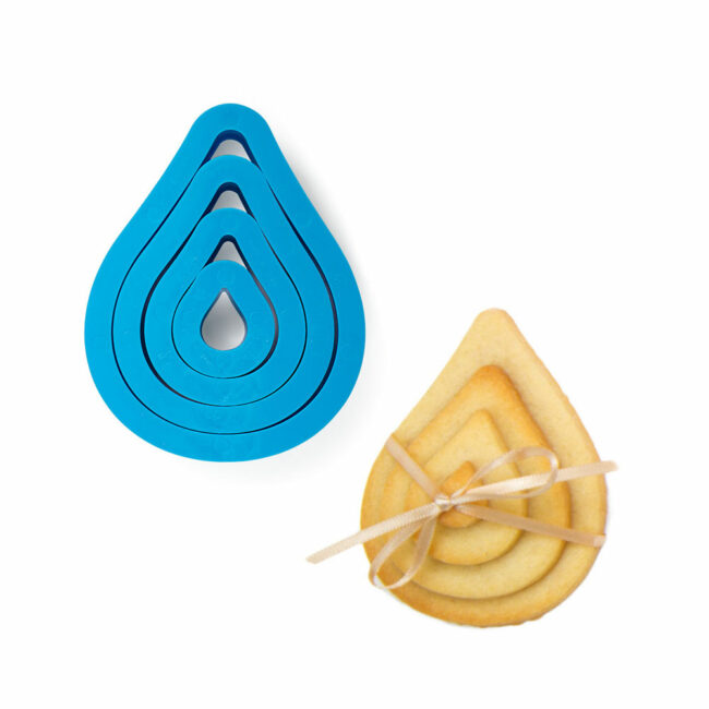 DROP COOKIE CUTTERS 1.5-3.5-5.5-12X2.2CM 4PCS - Image 3