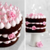 PINK ROSES SUGAR DECORATION 3.5CM 8PCS - Image 2