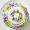 PINK ROSES SUGAR DECORATION 3.5CM 8PCS - Image 3