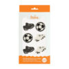 FOOTBALL SUGAR DECORATIONS 3-4CM 6PCS - Image 2