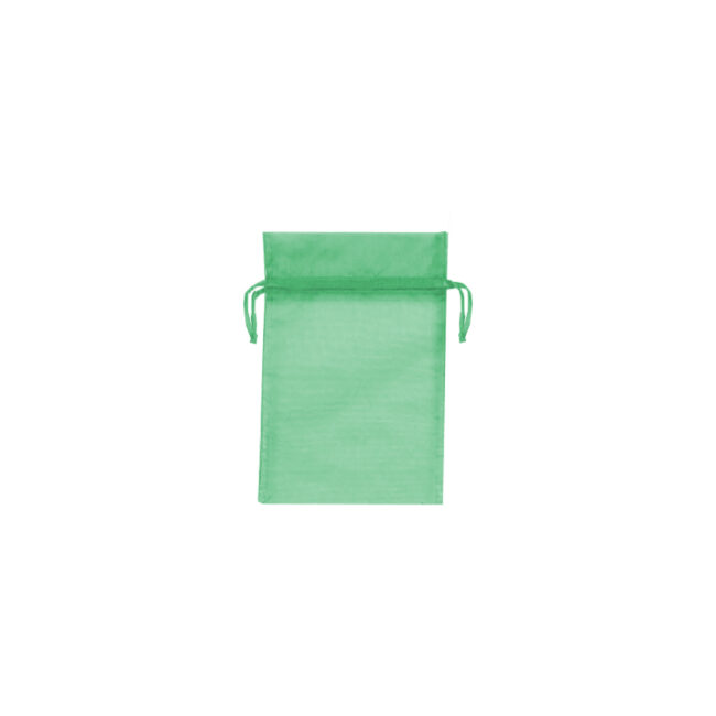 POUCH ORGANZA LIGHT GREEN 20PCS