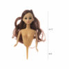 DOLL PICK BROWN HAIR 18CM