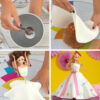 DOLL PICK BROWN HAIR 18CM - Image 2