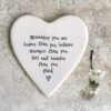 PORCELAIN COASTER 'REMEMBER YOU ARE BRAVER' 10X11X0.5CM - Image 2
