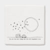 TWIG COASTER ''BEST THING THAT EVER HAPPENED'' 10X0.8X10CM