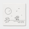 TWIG COASTER ''YOU ARE THE MUM'' 10X10X0.8CM
