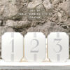SET OF TABLE NUMBERS 1 TO 12 15X9.5X0.2CM - Image 2