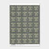 35 SQUARE STICKERS SHEET ''SENDING YOU HUGS'' 21X29.5X0CM - Image 2