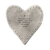 RUSTIC HEART COASTER ''LIVE LIFE TO THE FULLEST'' 9.5X11X0.8CM