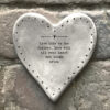 RUSTIC HEART COASTER ''LIVE LIFE TO THE FULLEST'' 9.5X11X0.8CM - Image 2