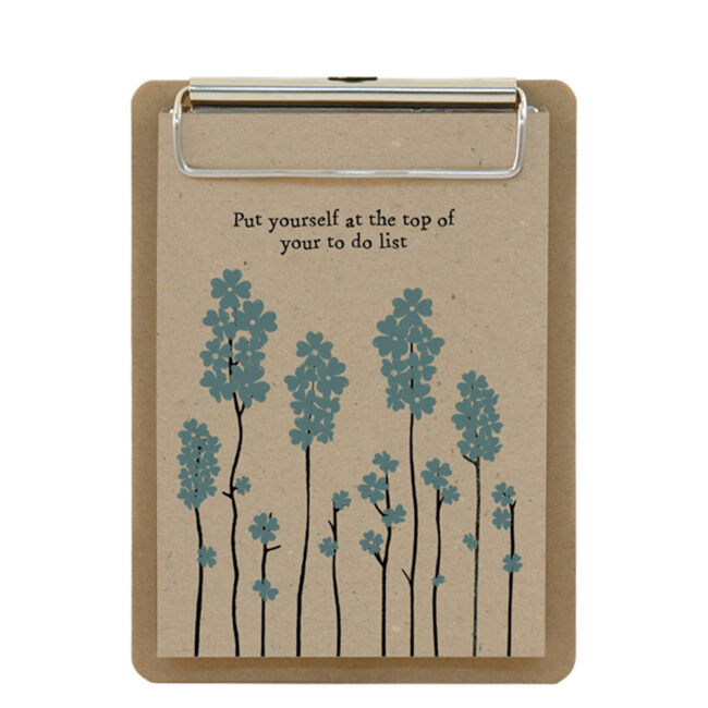 SMALL CLIP PAD ''PUT YOURSELF AT THE TOP'' 12X16.5X1.5CM
