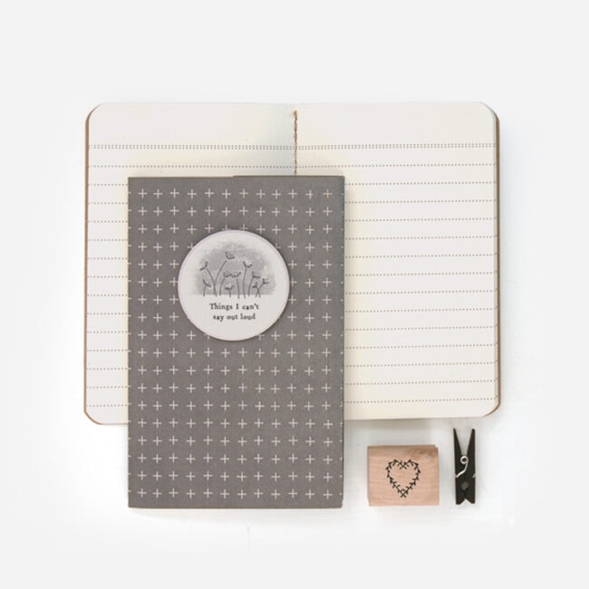 SMALL BOOK ''THINGS I CAN’T SAY OUT LOUD'' 9X14X1.2CM