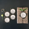 SQUARE TAG ''IF FRIENDS WERE FLOWERS'' 5X5X0.02CM - Image 3