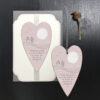 HEART TAG ''SEVEN BILLION PEOPLE'' 7X11.5X0.4CM - Image 2