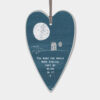 HEART TAG ''YOU MAKE THE WORLD MORE SPECIAL'' 7X11.5X0.4CM