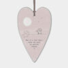 HEART TAG ''MUM IS A SMALL WORD, AMAZING PERSON'' 7X11.5X0.4CM