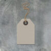 SINGLE LABEL SMALL GREY 10X1X0.1CM - Image 2