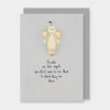 ANGEL CARD ''FRIENDS LIKE ANGELS'' 12X16.5X1CM