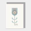 FLOWER CARD ''FORGET ME NOT'' 12X16.5X0.1CM