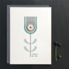 FLOWER CARD ''FORGET ME NOT'' 12X16.5X0.1CM - Image 2