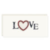 LETTER CARD ''LOVE'' 10X21X0.1CM