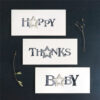 WORD CARD ''THANKS'' 10X21X0.1CM - Image 4